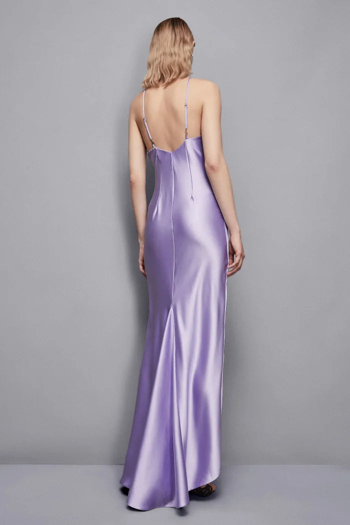 Abito lungo in raso Patrizia Pepe