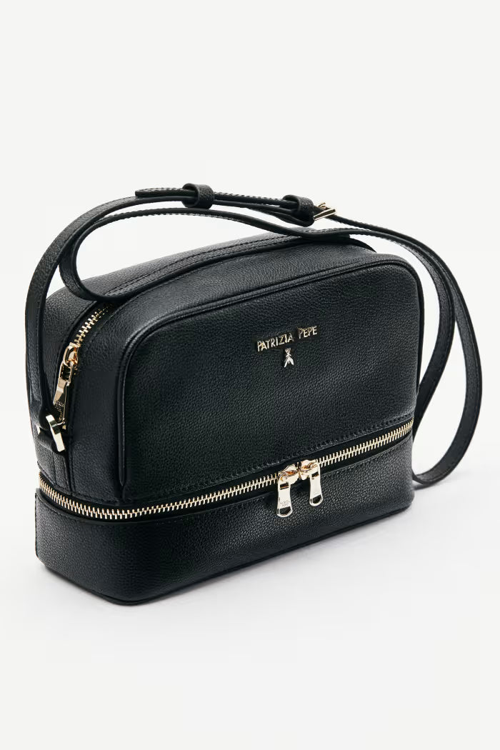 Borsa Camera Case in pelle con scomparto a zip Patrizia Pepe