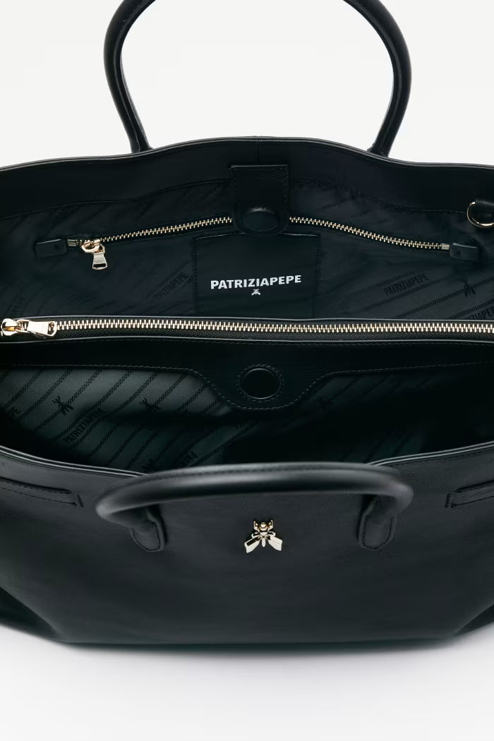 Borsa New Business grande in pelle Patrizia Pepe