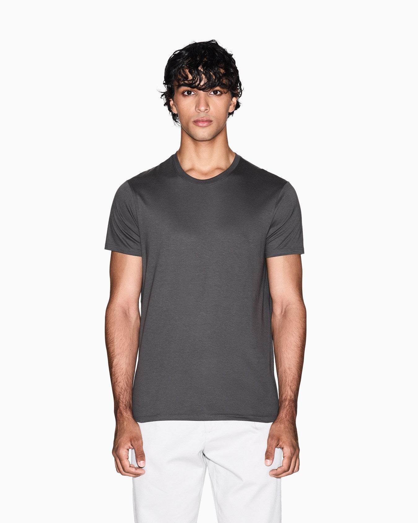 T-shirt vestibilità slim in cotone Pima Armani Exchange