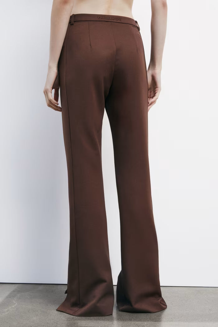 Pantaloni flare con spacco Patrizia Pepe