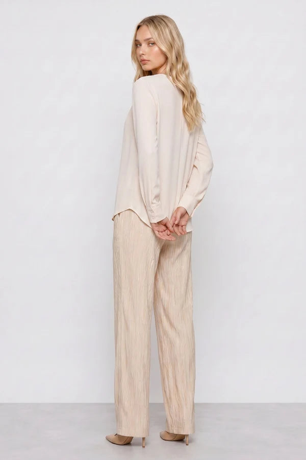 BLUSA A MANICHE LUNGHE KOCCA