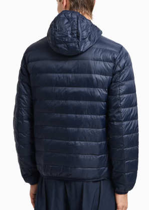 Piumino packable con cappuccio EA7