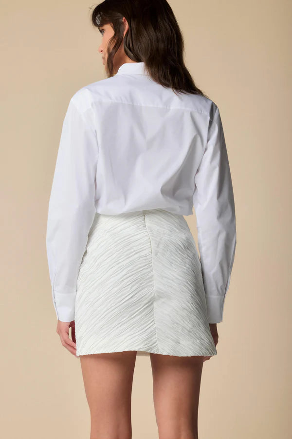 Minigonna con drappeggio