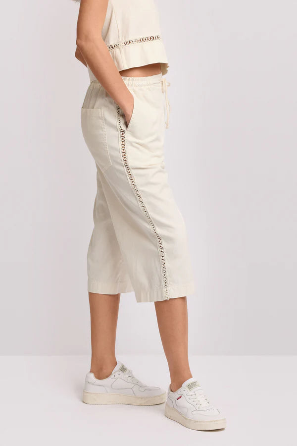 Pantaloni cropped con coulisse Kocca