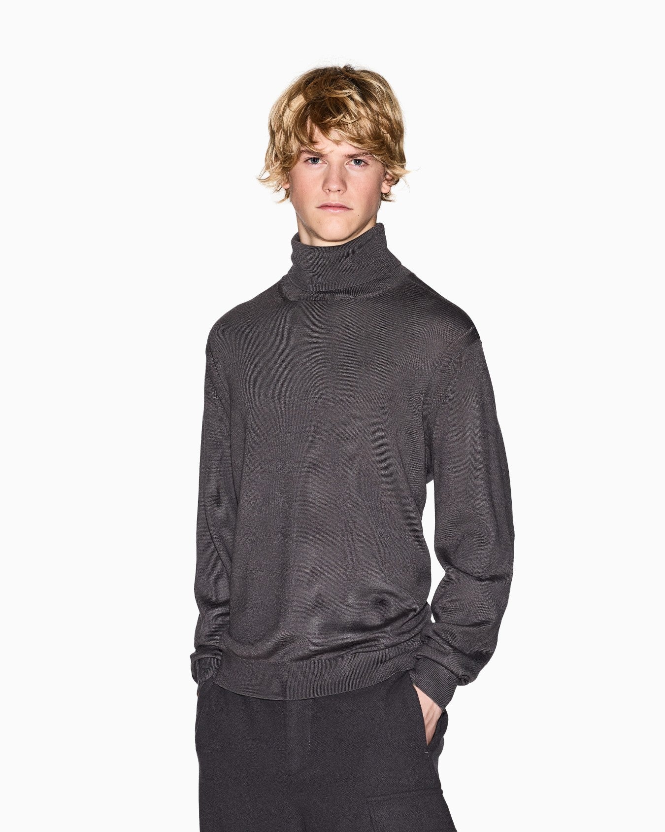 Maglione dolcevita in misto lana Armani Exchange