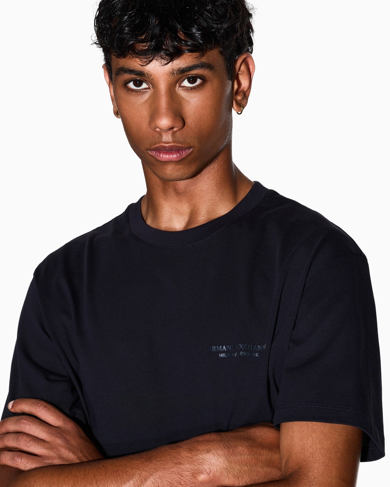 T-shirt regular fit con logo Armani Exchange