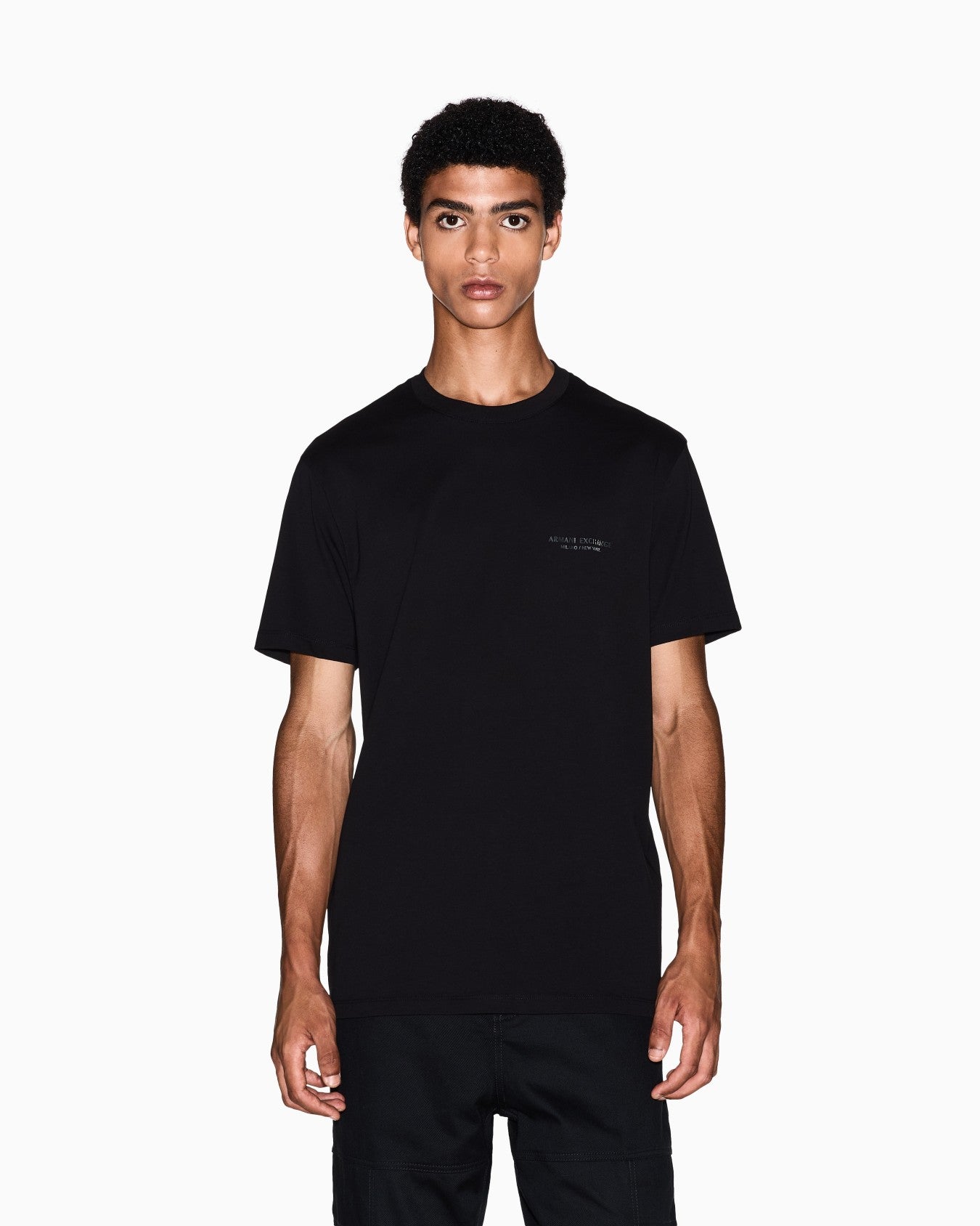 T-shirt regular fit con logo Armani Exchange