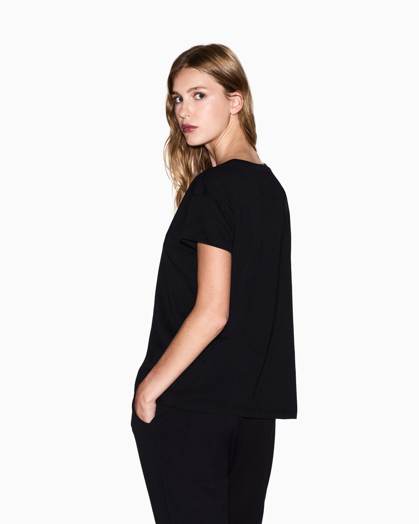 T-shirt boyfriend con logo Icon Armani Exchange