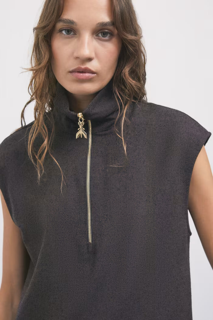 GILET STRUTTURATO IN BOUCLÈ PATRIZIA PEPE
