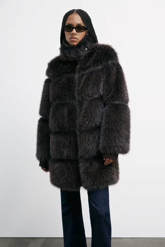 Giubbotto fluffy midi Patrizia Pepe