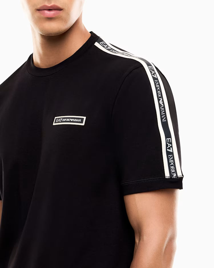 T-SHIRT CON BANDE SULLE SPALLE EA7