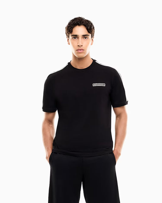 T-SHIRT CON BANDE SULLE SPALLE EA7