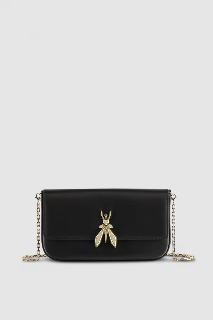 Borsa Fly in pelle con catena Patrizia Pepe