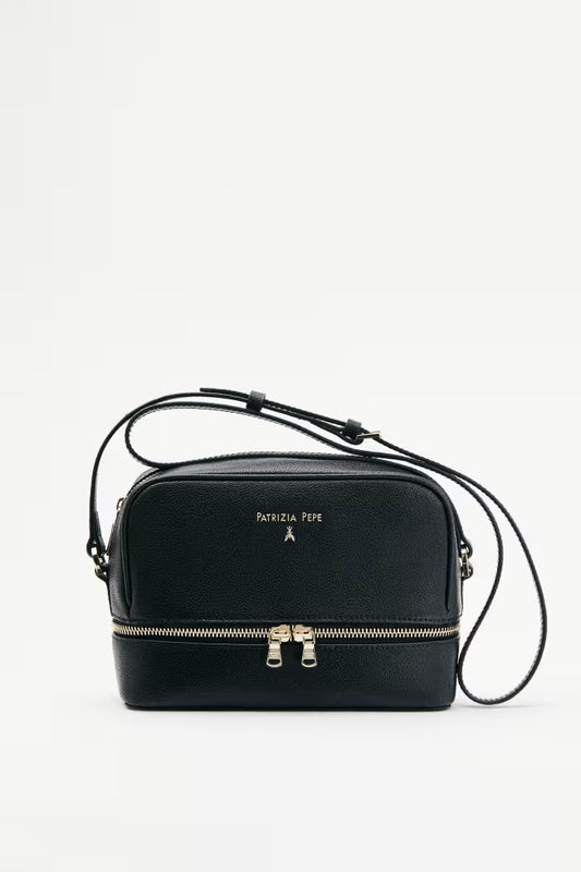 Borsa Camera Case in pelle con scomparto a zip Patrizia Pepe