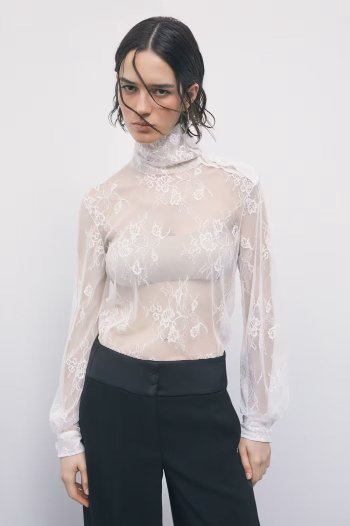 TOP IN PIZZO A COOLO ALTO PATRIZIA PEPE