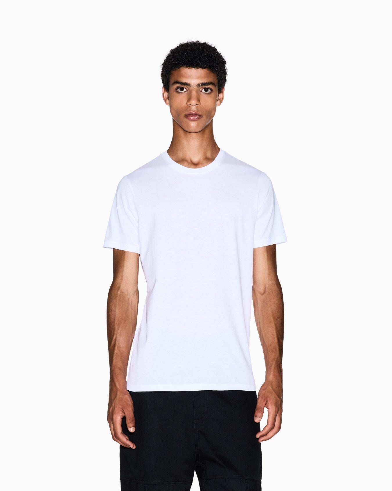T-shirt vestibilità slim in cotone Pima Armani Exchange