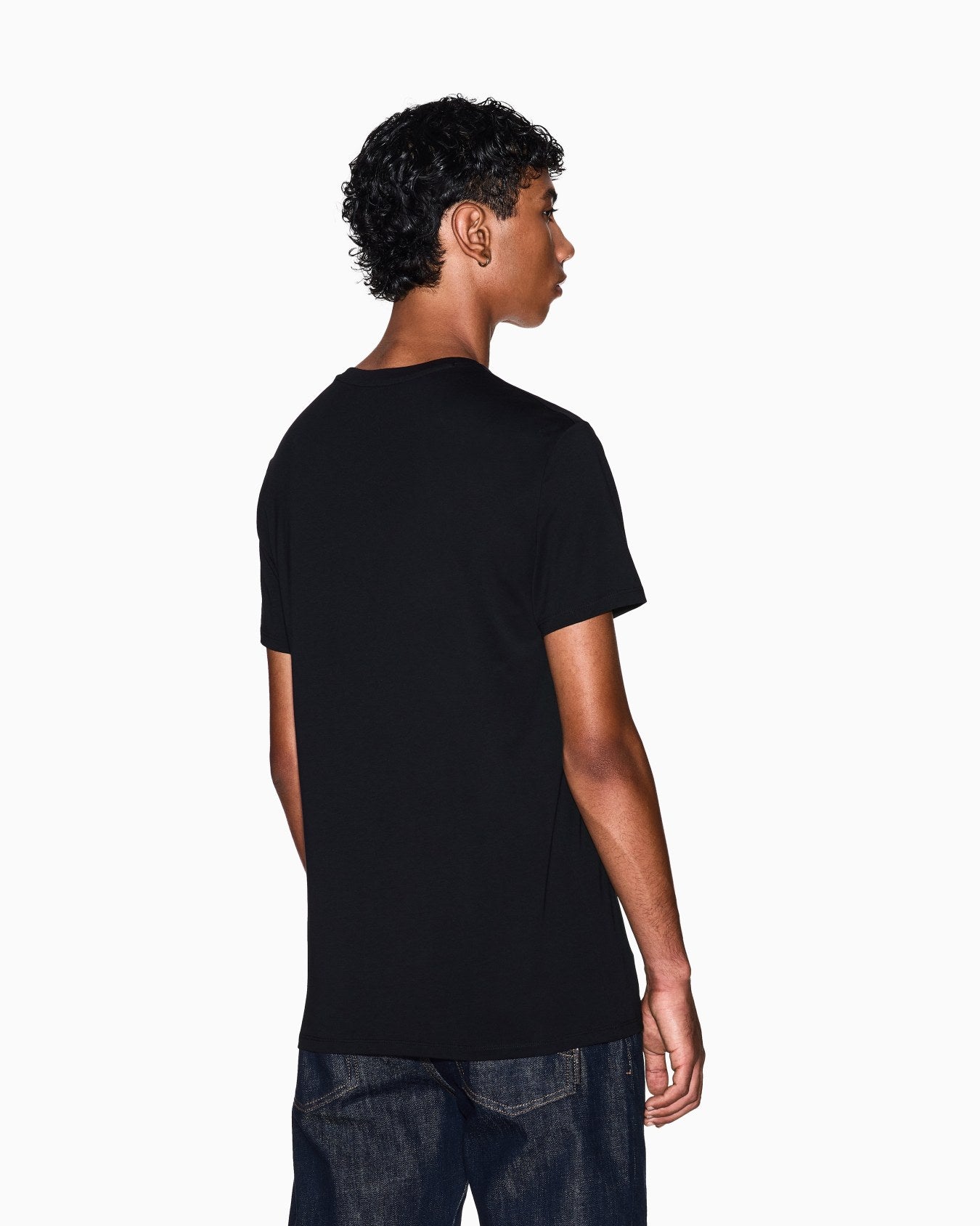 T-shirt vestibilità slim in cotone Pima Armani Exchange