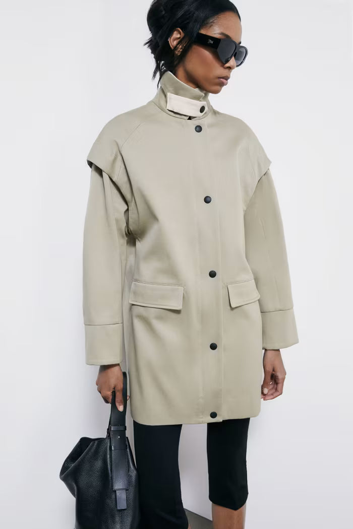 Parka strutturato in cotone Patrizia Pepe