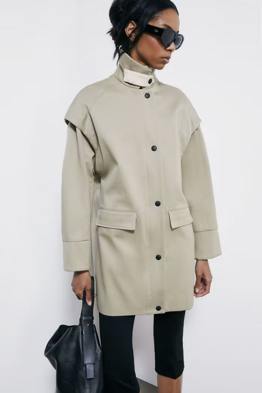 Parka strutturato in cotone Patrizia Pepe