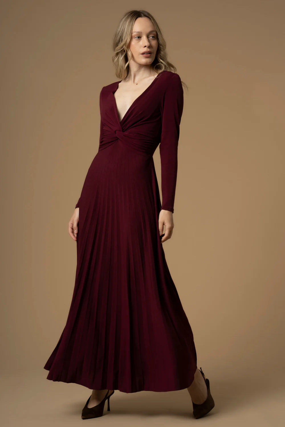 Abito lungo plissè Kocca