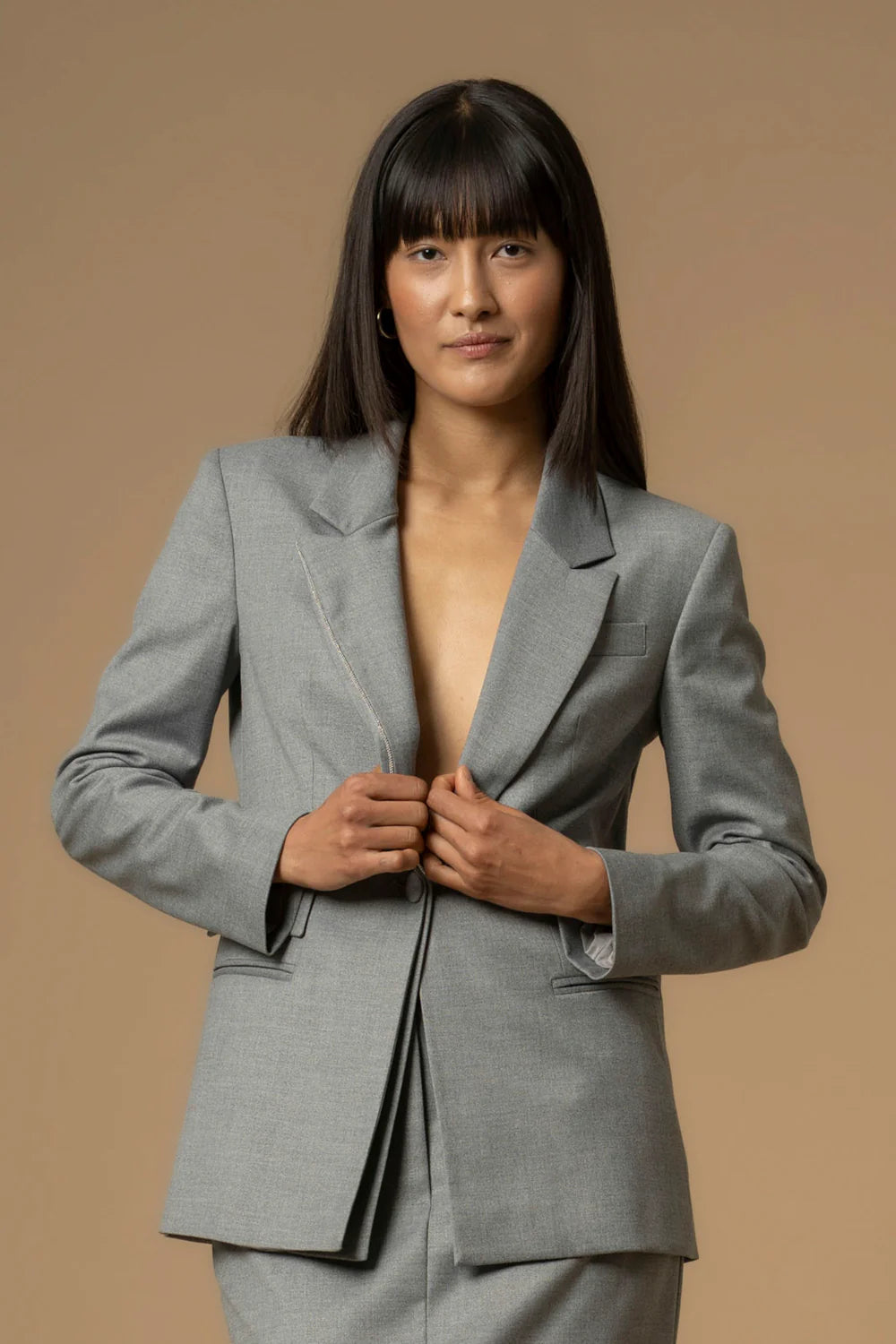 Giacca monopetto con strass Kocca