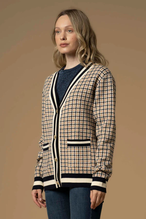 Maglia con bottoni e profili in contrasto Kocca