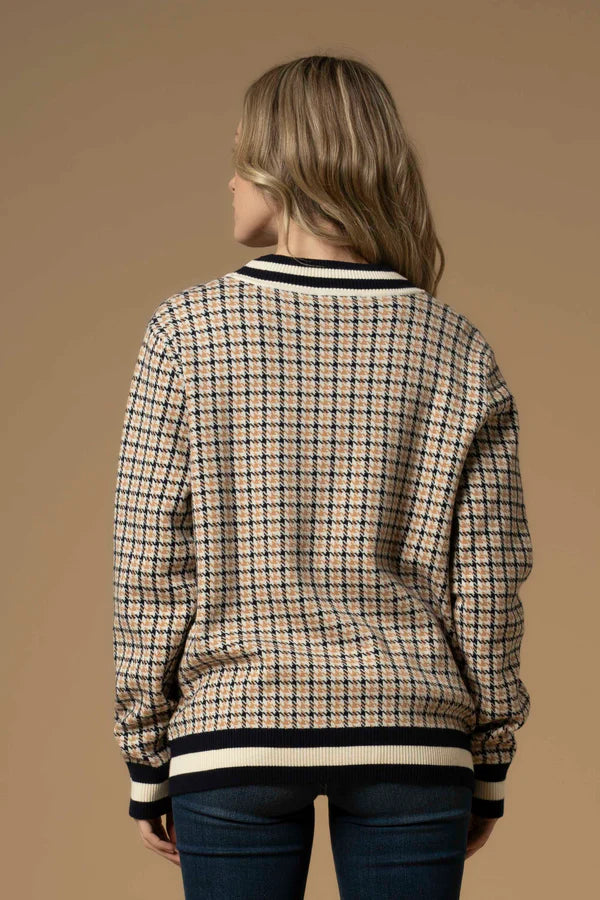 Maglia con bottoni e profili in contrasto Kocca