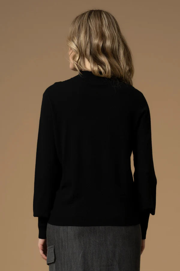 Maglia con inserto in pizzo