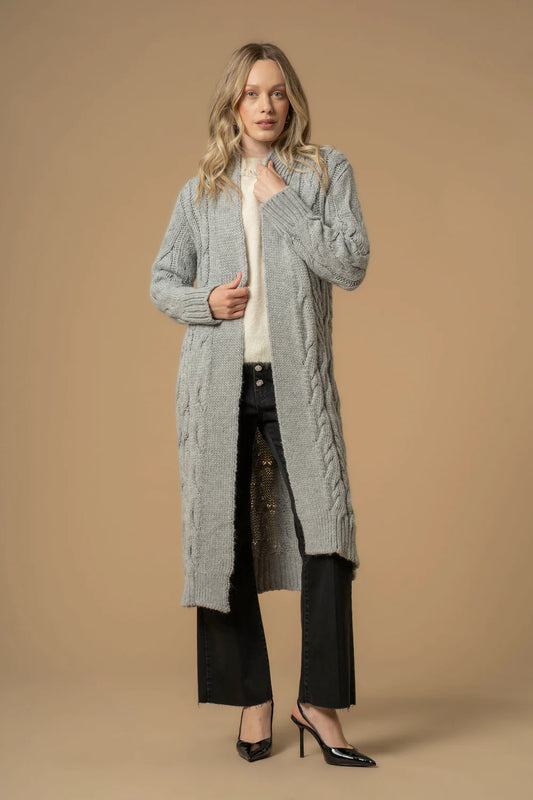 Maglia lunga con trecce  Kocca