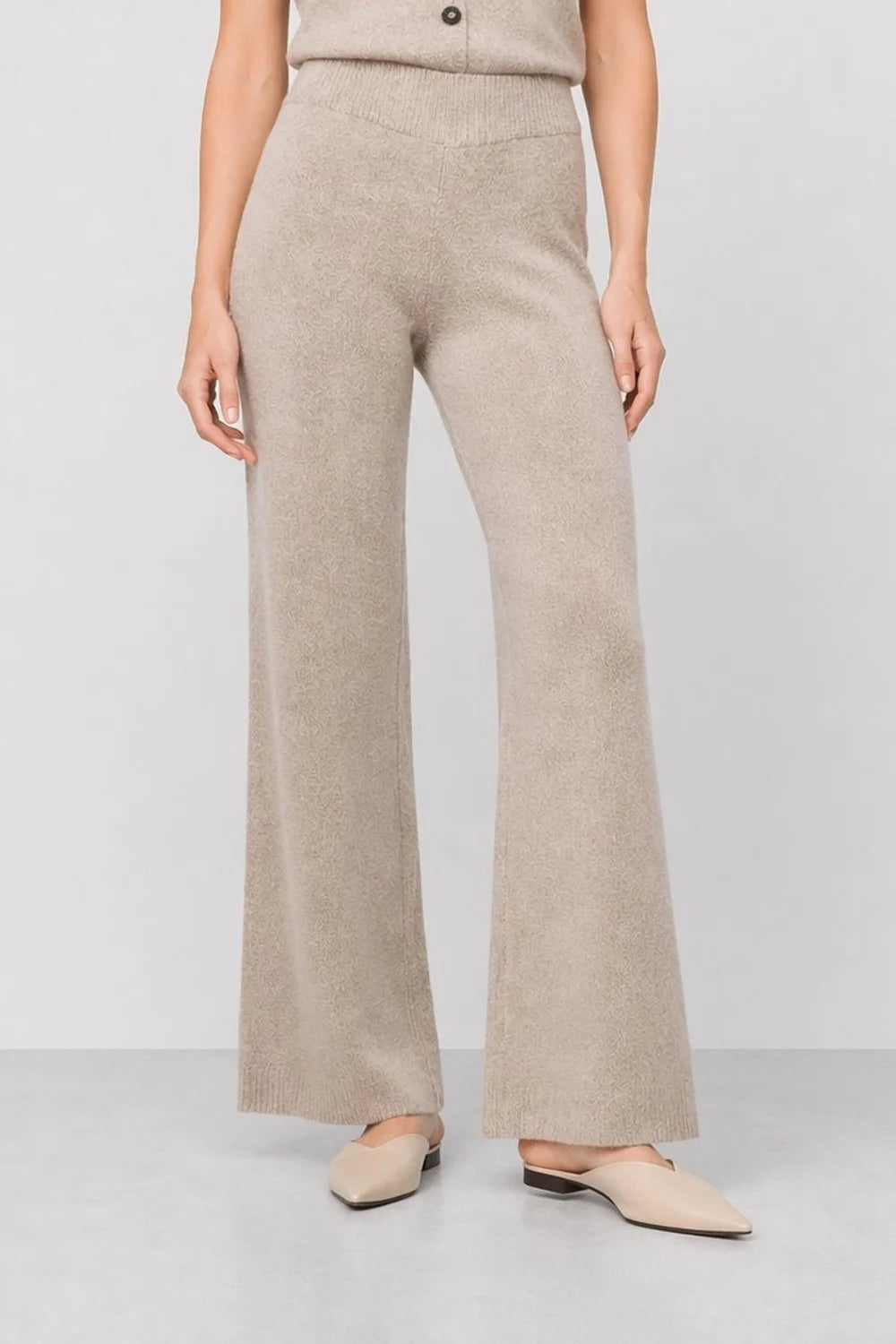 PANTALONI IN FILO A GAMBA LARGA KOCCA