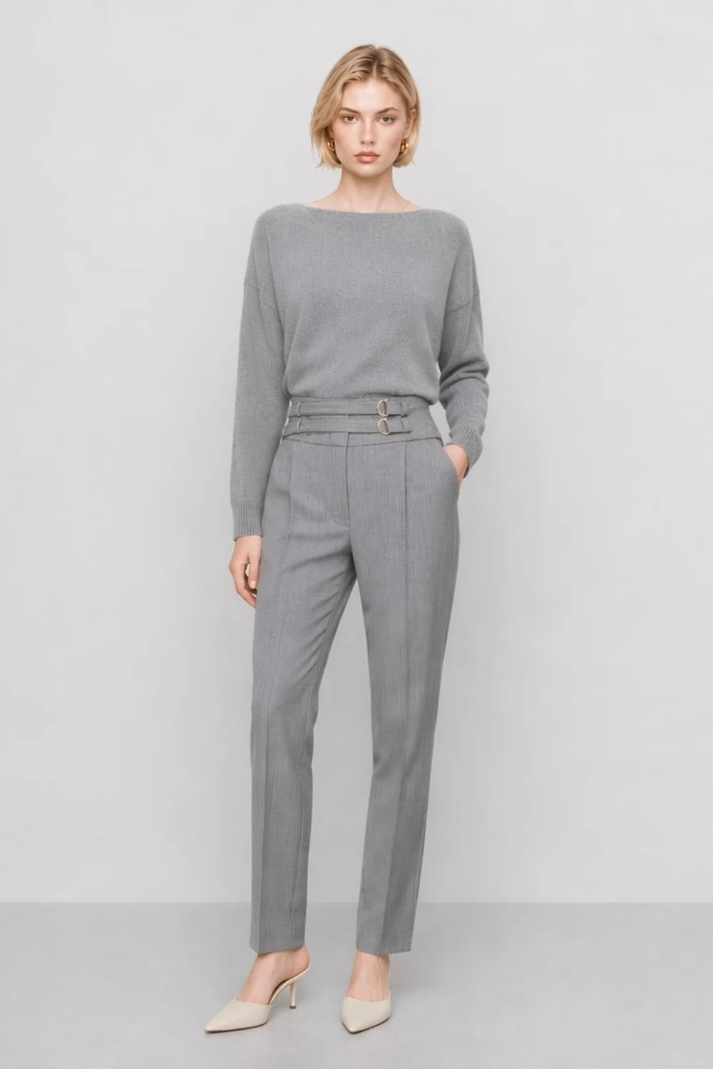 PANTALONE A VITA ALTA KOCCA