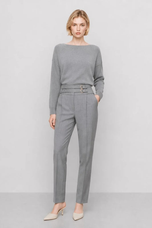 PANTALONE A VITA ALTA KOCCA