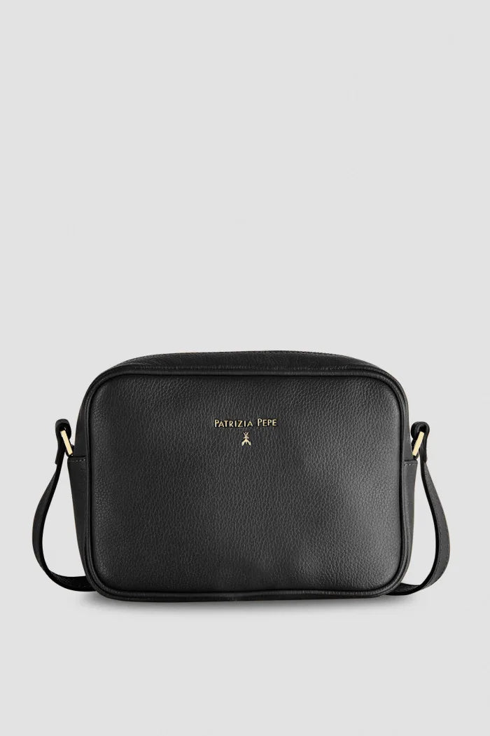 Camera bag in pelle con tasca interna Patrizia Pepe