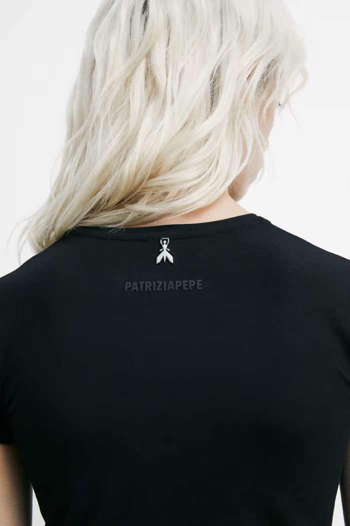 T-shirt girocollo stretch Patrizia Pepe