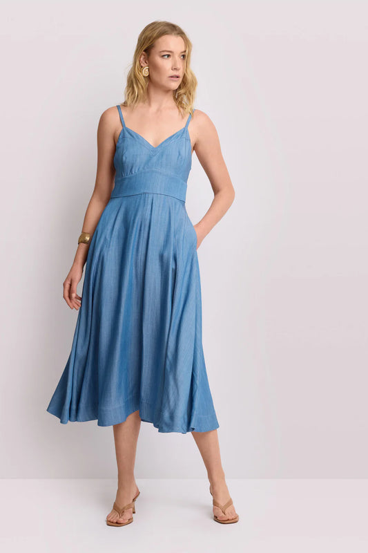 Abito svasato con spalline sottili Kocca