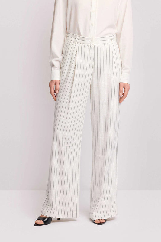 Pantaloni a palazzo gessati Kocca