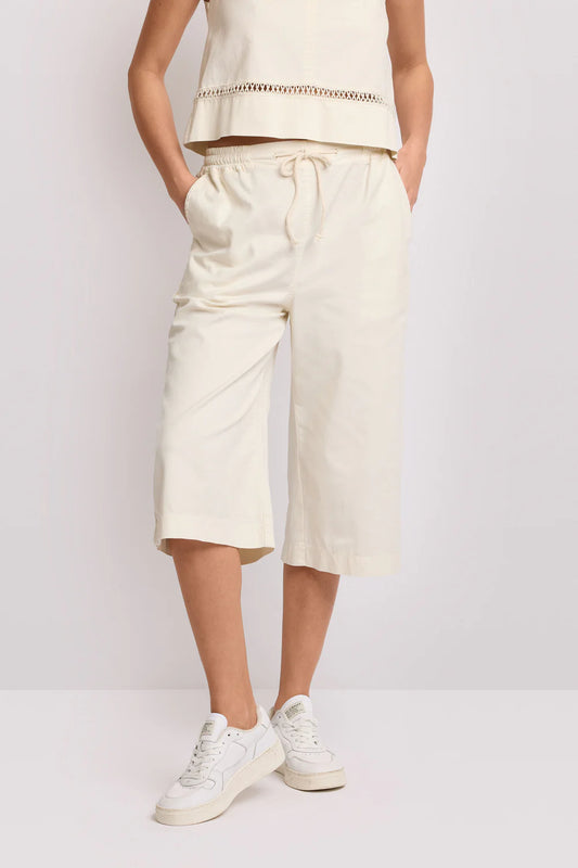 Pantaloni cropped con coulisse Kocca