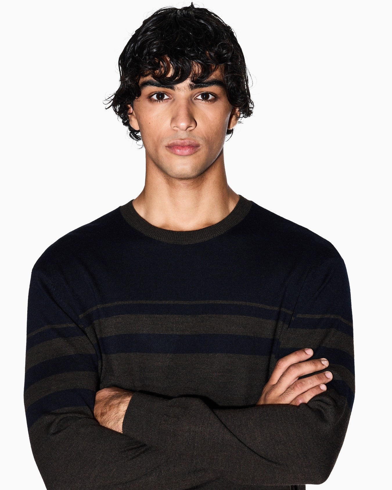 Maglione misto lana bicolore Armani Exchange