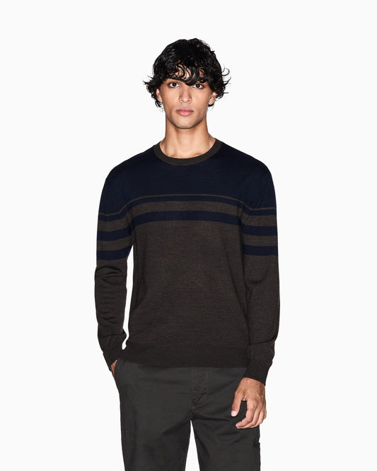Maglione misto lana bicolore Armani Exchange