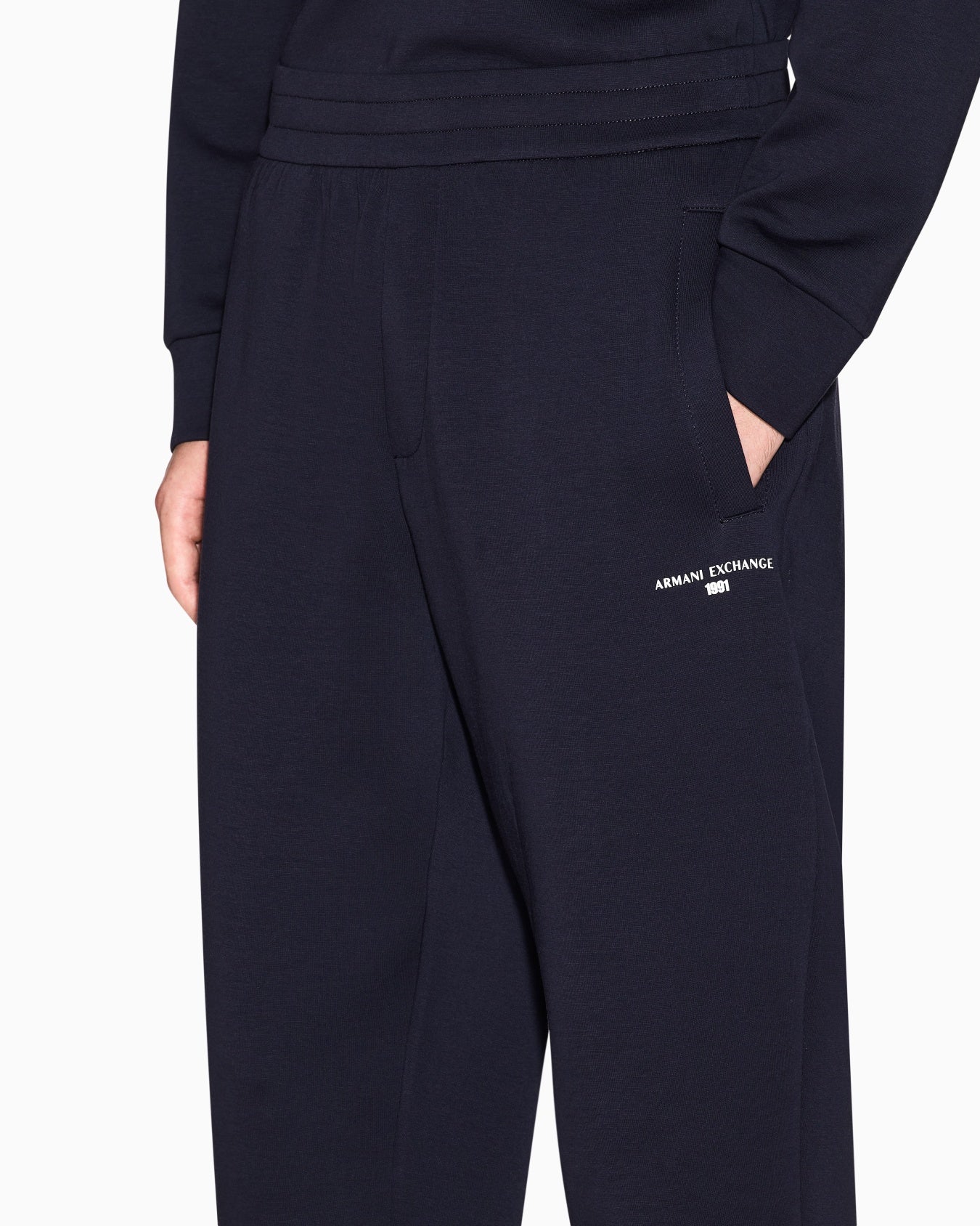Pantaloni in misto cotone Armani Exchange