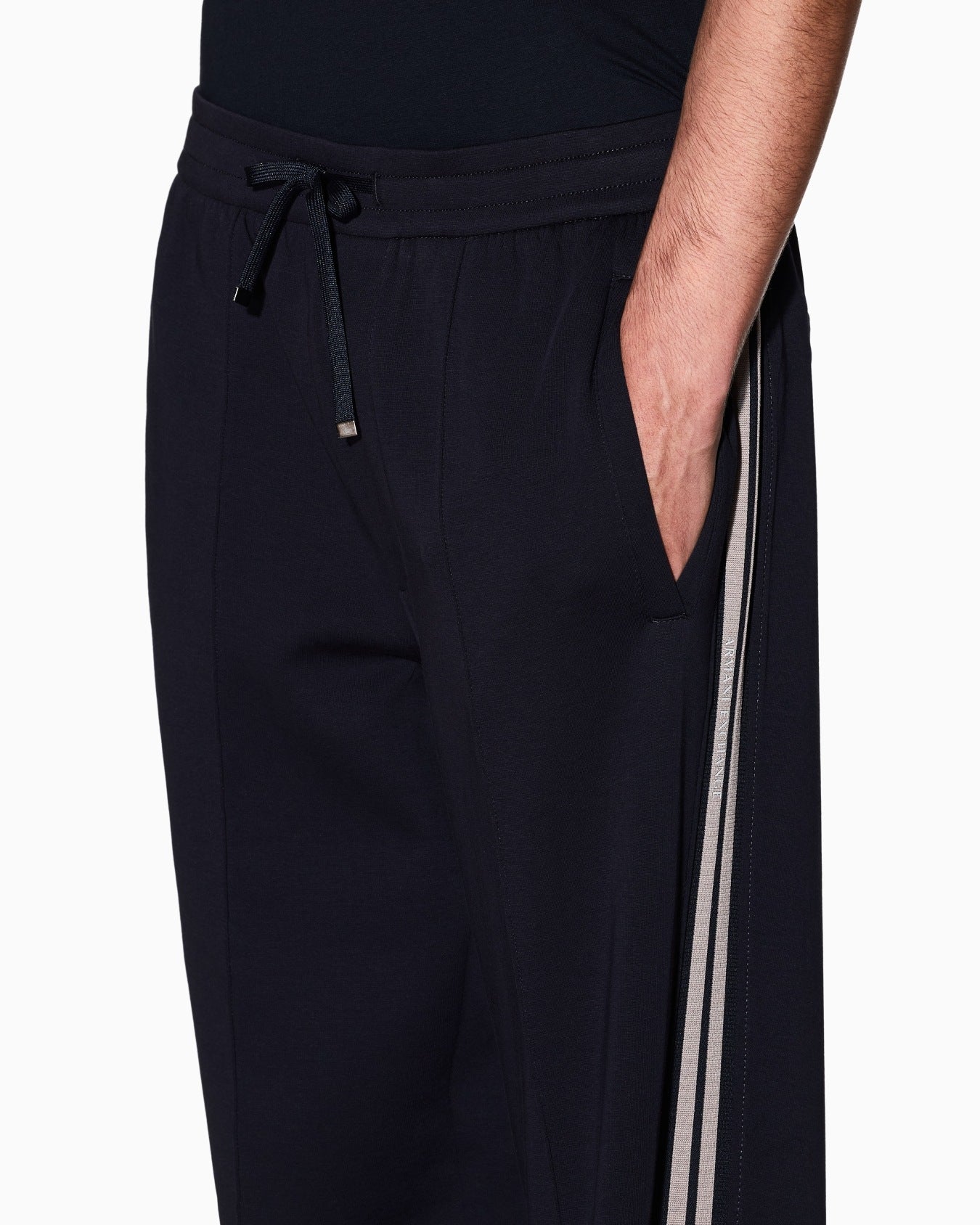 Pantaloni con bande a contrasto Armani Exchange