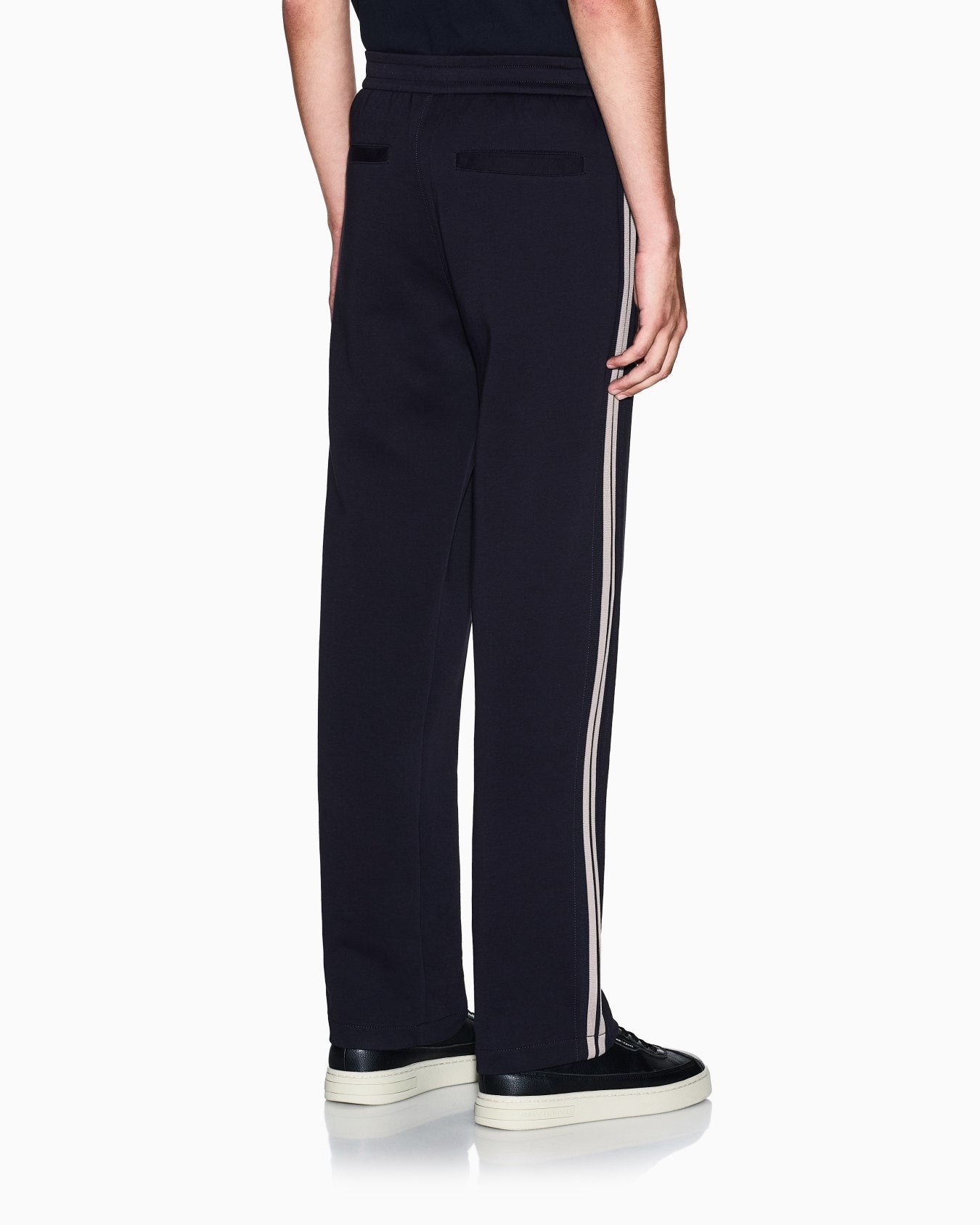 Pantaloni con bande a contrasto Armani Exchange