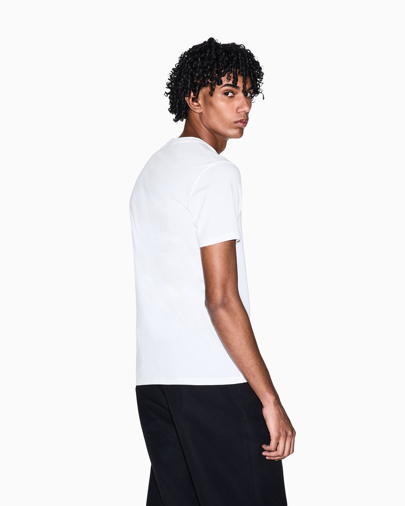 T-shirt Slim Fit in Jersey di Cotone Classico Armani Exchange