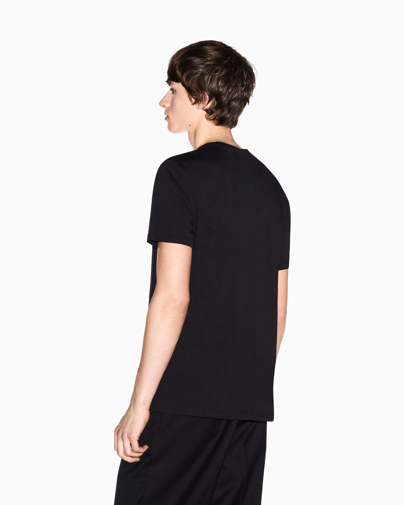 T-shirt Slim Fit in Jersey di Cotone Classico Armani Exchange