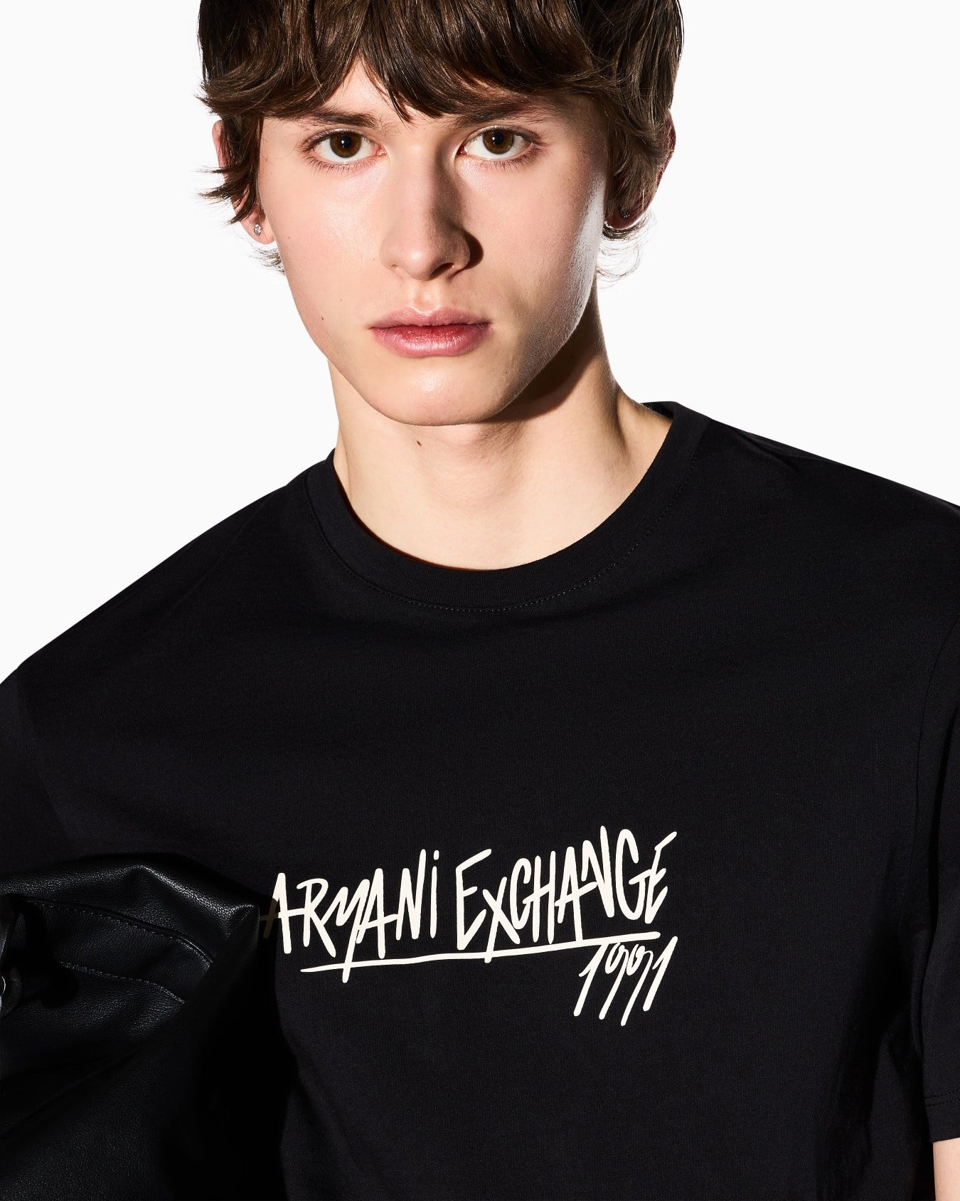 T-shirt Slim Fit in Jersey di Cotone Armani Exchange