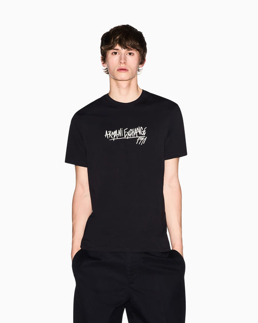 T-shirt Slim Fit in Jersey di Cotone Armani Exchange