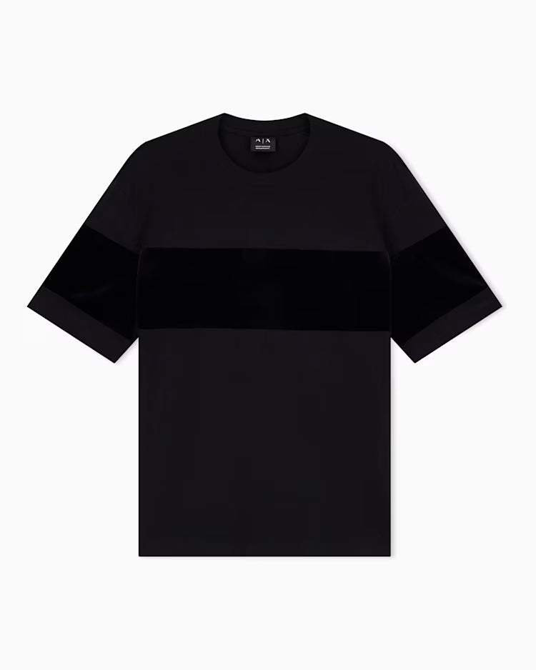 T-SHIRT CON FASCIA A CONTRASTO ARMANI EXCHANGE