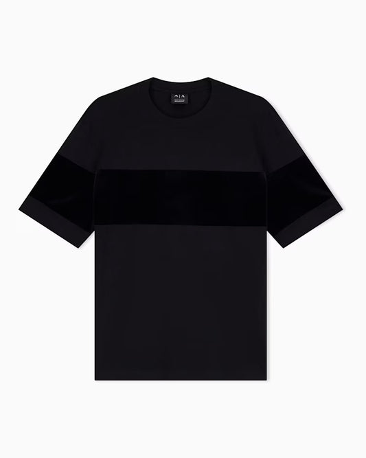 T-SHIRT CON FASCIA A CONTRASTO ARMANI EXCHANGE