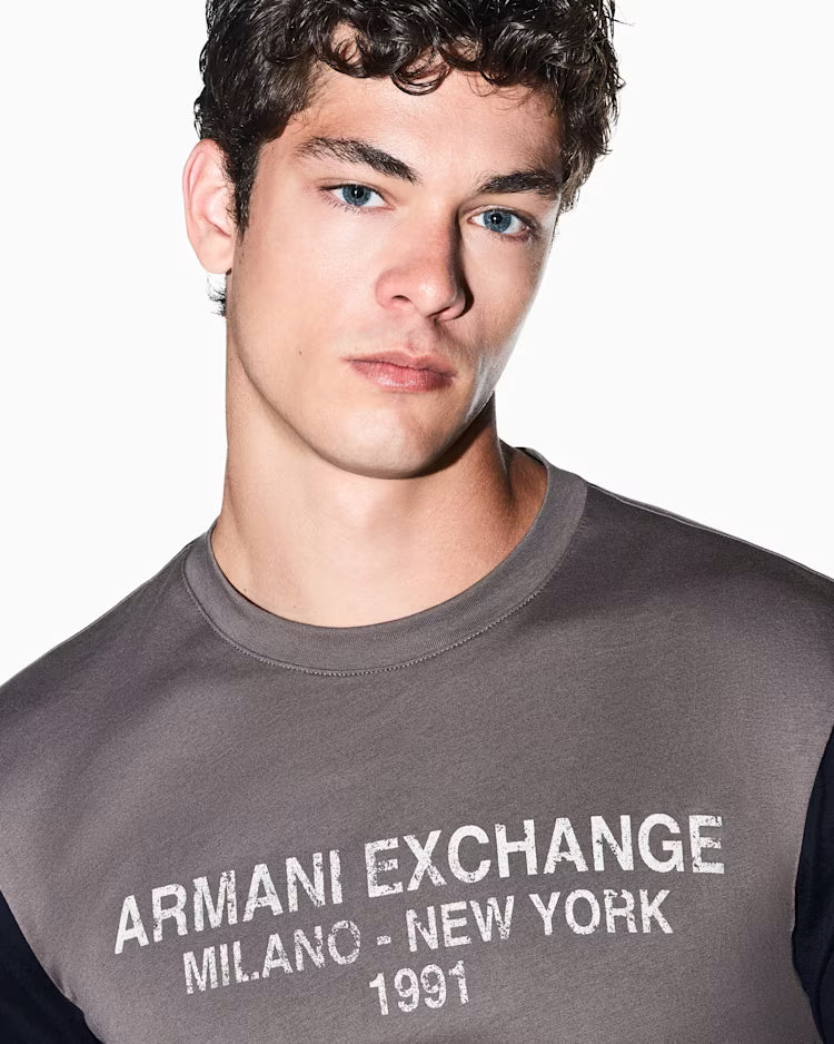 T-SHIRT A MANICHE LUNGHE ARMANI EXCHANGE